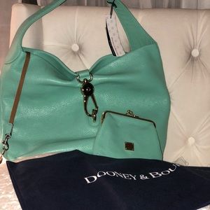 Dooney & Bourke Logo Lock Shoulder Bag in Mint